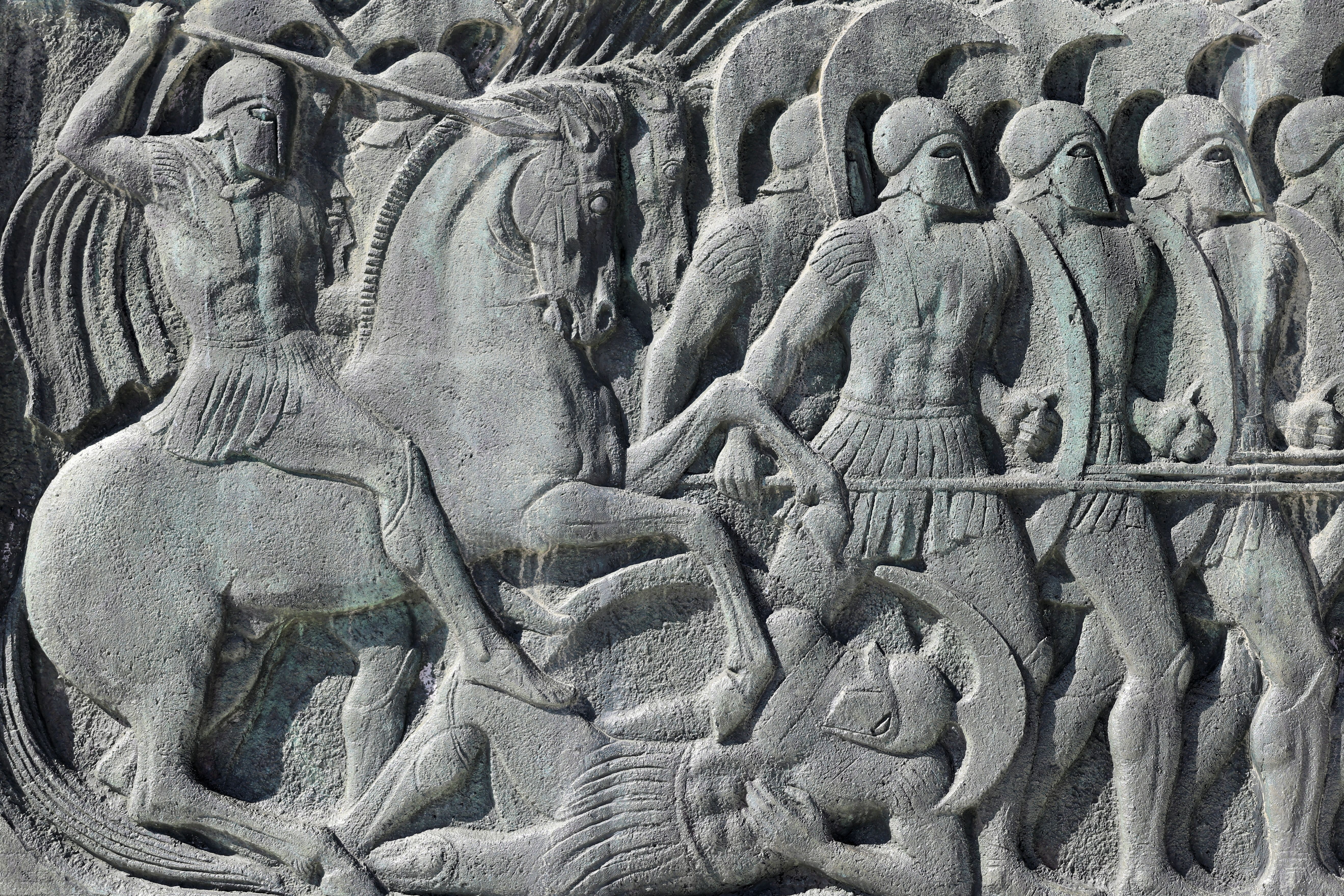 Casque de hoplite